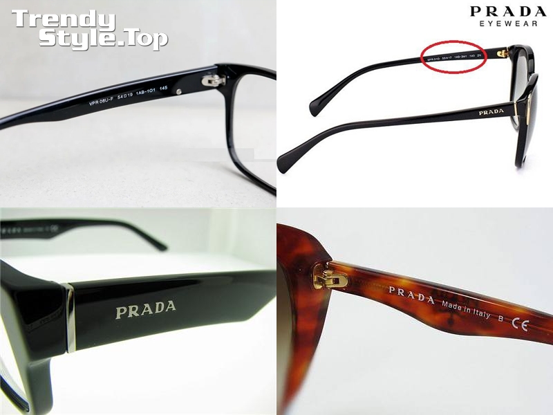 Cách kiểm tra mắt kính Prada thật giả