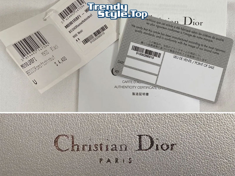 Cách kiểm tra túi xách Dior chính hãng