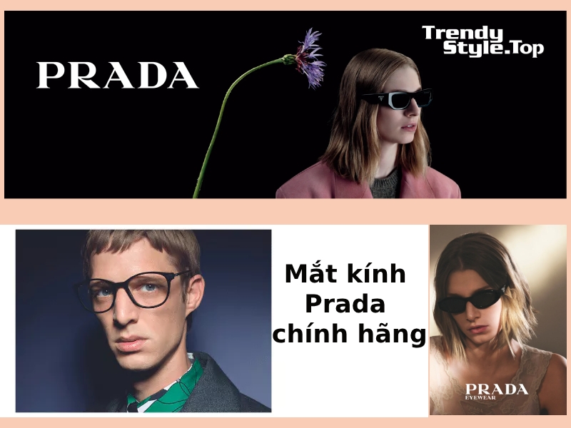 Mắt kính Prada chính hãng mẫu mới nhất 2024 giá tốt