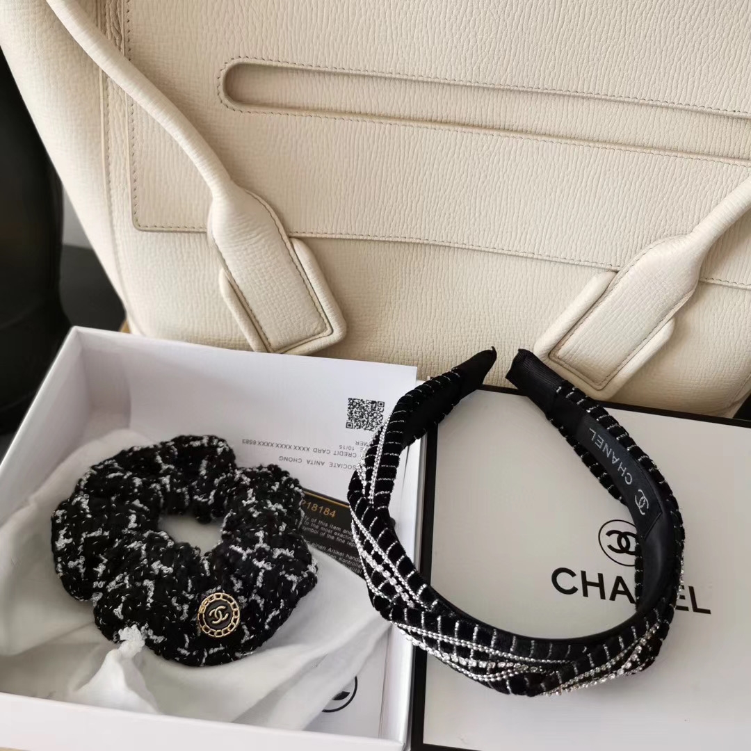Chanel Spotty Hair Band 