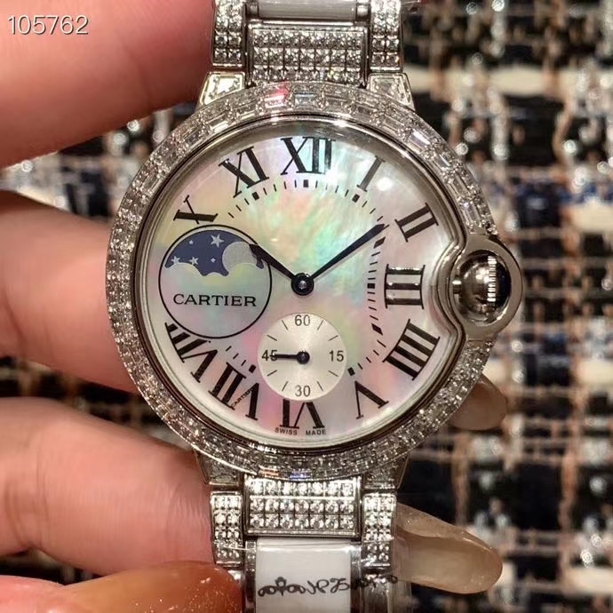 đồng Hồ Diamond Cartier Women Watch 