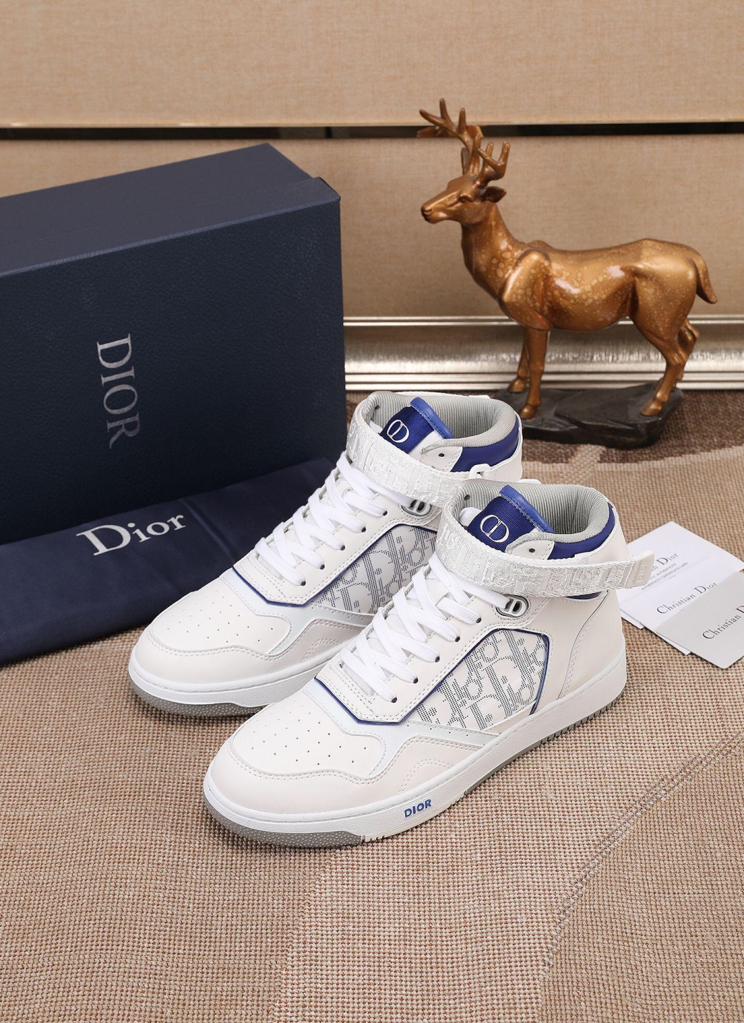Giày Sneakers Cổ Cao Dior Pp280