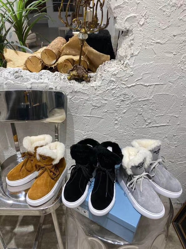 Giày Sneakers Cổ Cao Prada Ml45047