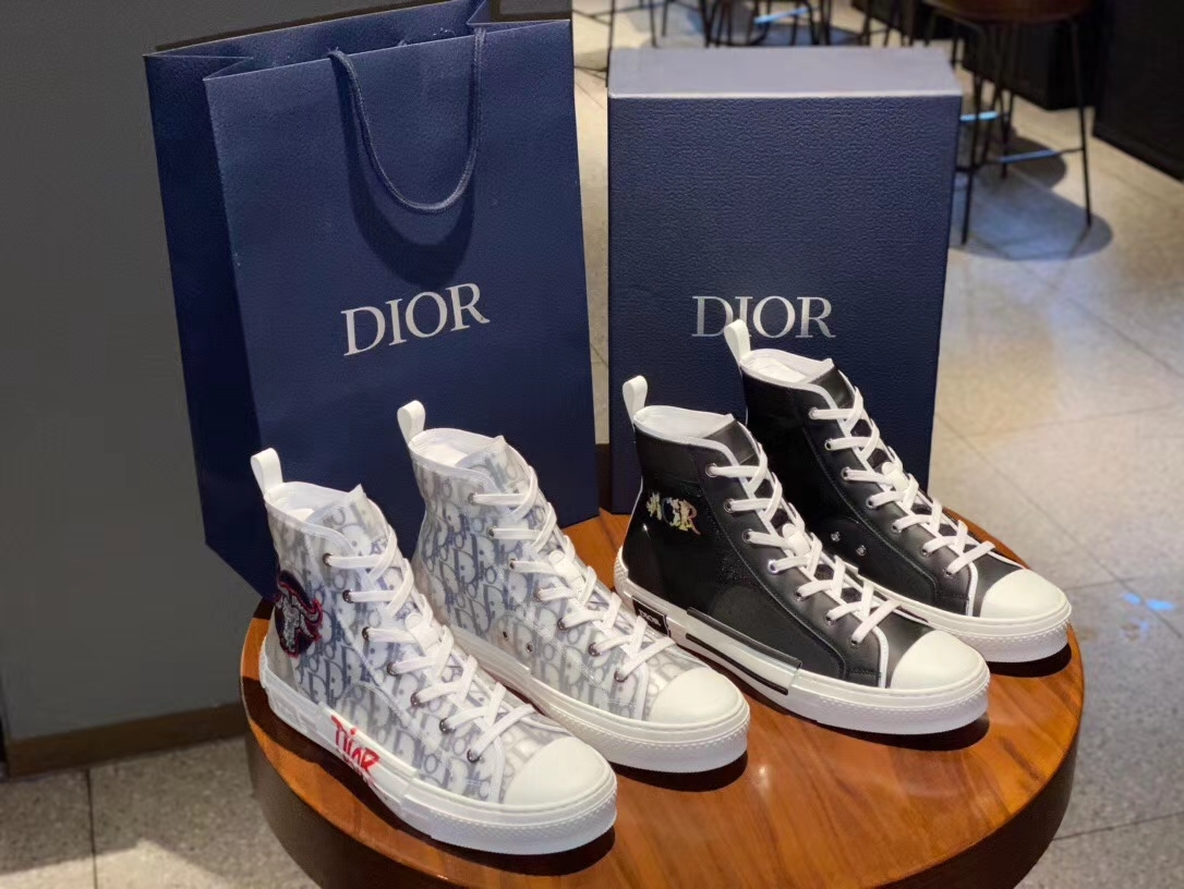 Giày Sneakers Dior Dr21 Cổ Cao