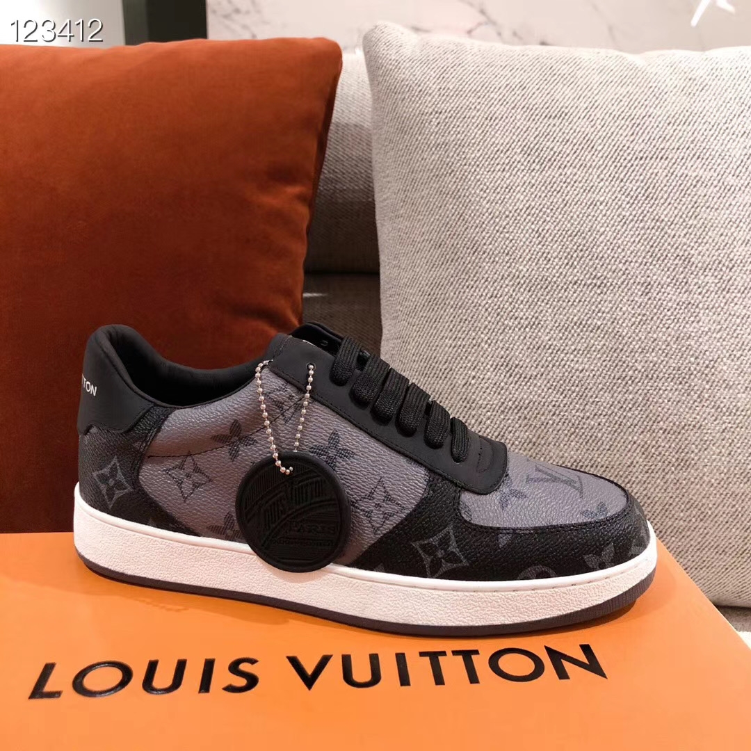 Giày Sneakers Lv Xám đen 